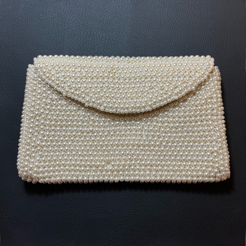Vintage 1950s Beaded Clutch Purse - Japan